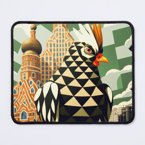 Item preview, Chicken Travels - Moscow designed and sold by theblueofmyeye.