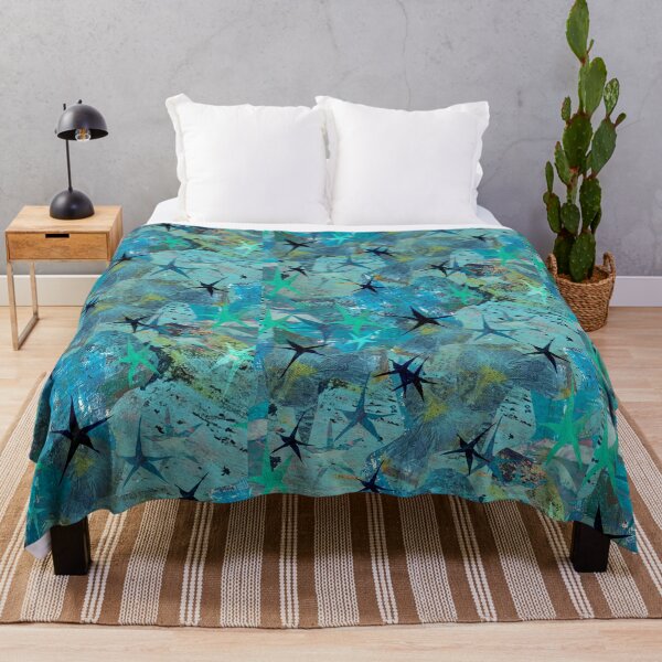 Item preview, Magical Starry Winter Night Abstract Pattern  designed and sold by ginaisarty.