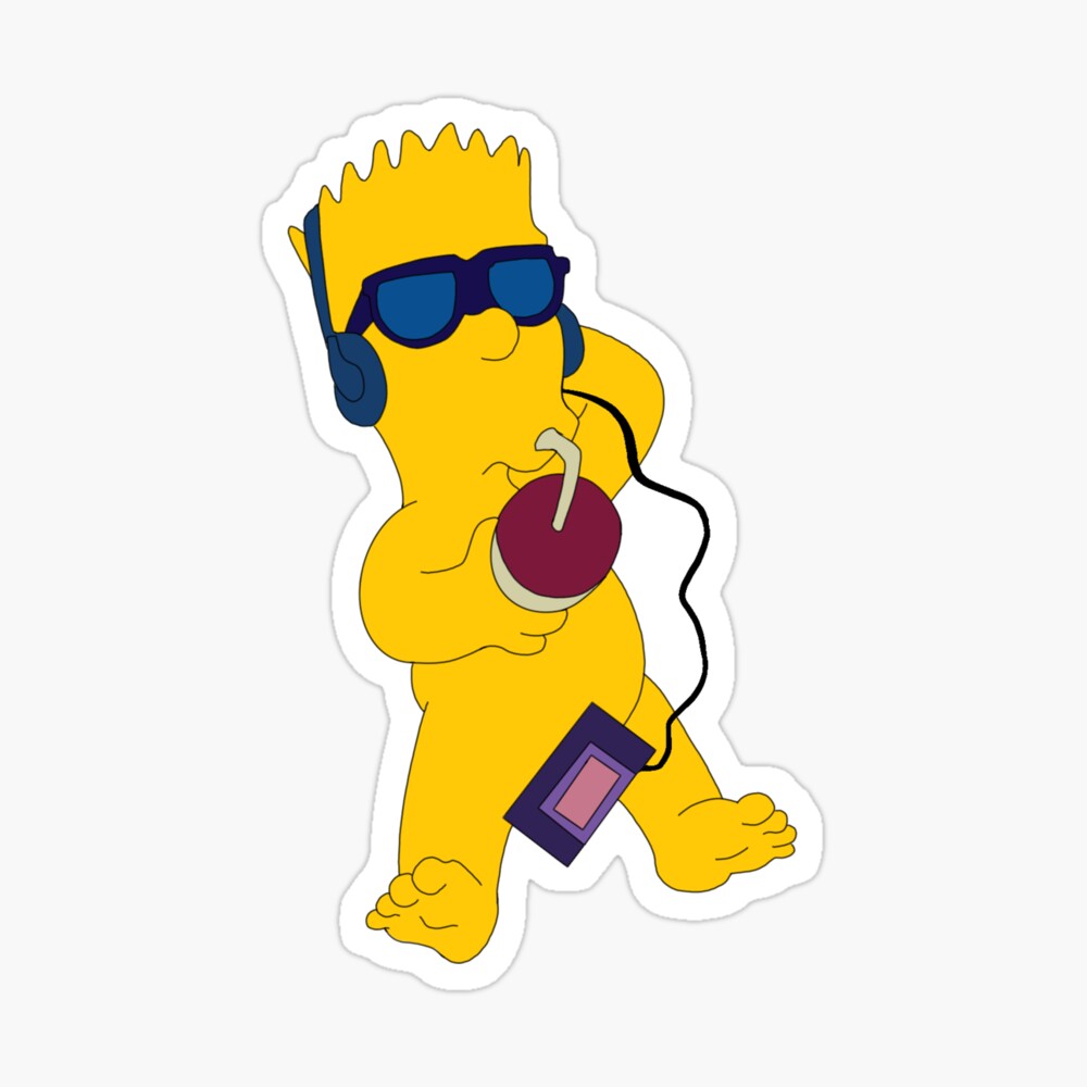 sad boy bart Pin for Sale by Drayziken