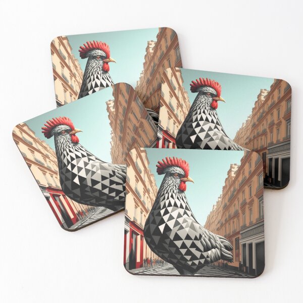 Item preview, Chicken Travels - Paris designed and sold by theblueofmyeye.