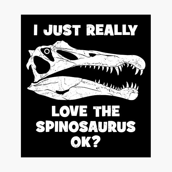 Artikel-Vorschau von Spinosaurus Fossil Schädel, designt und verkauft von NicGrayGraphic.
