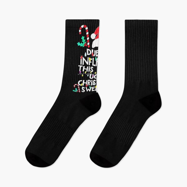 Item preview, Funny Due to Inflation Ugly Christmas Sweaters For Men Women designed and sold by Pexilus.
