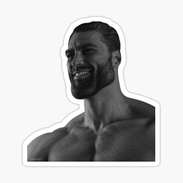 Meme of giga chad