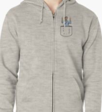 Ben in Pocket Zipped Hoodie