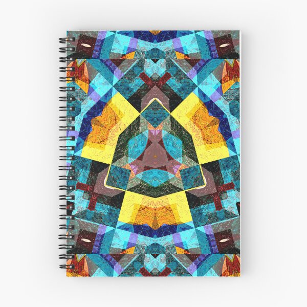 Item preview, POWERFUL LUMINOUS RADIAL COSMIC LABYRINTH PATCHWORK -  SPIRITUAL AWAKENING CUBIC GEOMETRIC ART PATTERN IN DEEP* designed and sold by Ralek.