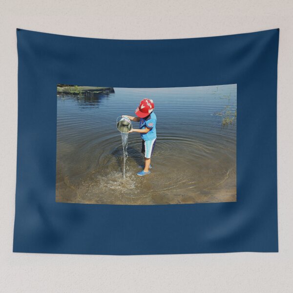 Item preview, Best Fun Ever - Child Playing In Water designed and sold by Debbie Oppermann.