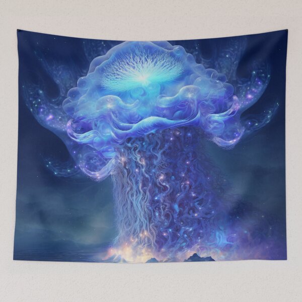 Item preview, Cosmic Jellyfish Oversoul Creature designed and sold by fairytailsaiart.