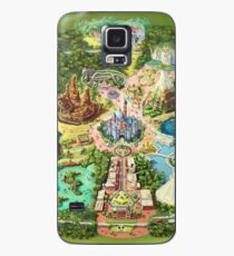 Disneyland Colorful Map Case/Skin for Samsung Galaxy