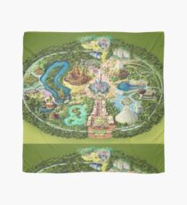Disneyland Colorful Map Scarf
