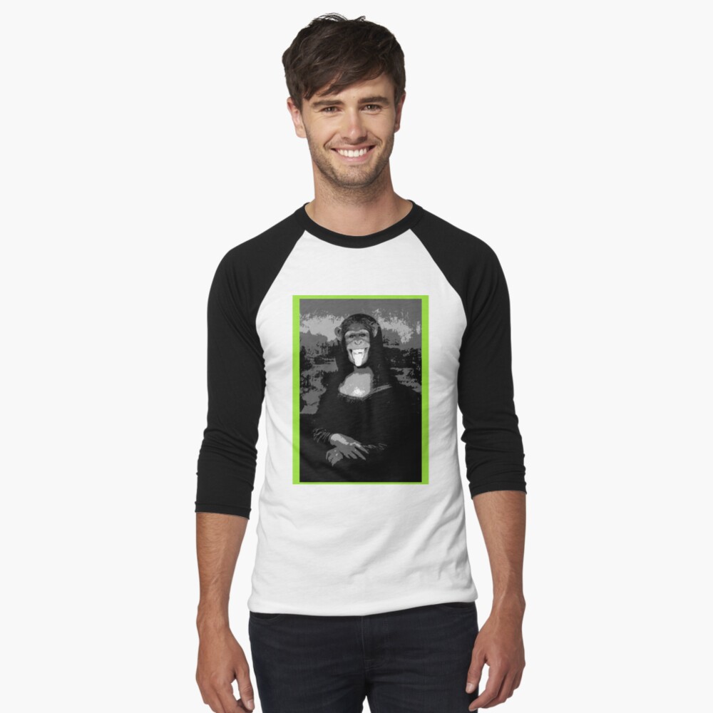 Vista previa del artículo con la obra «Camiseta ¾ estilo béisbol», diseñado y vendido por lutxana.