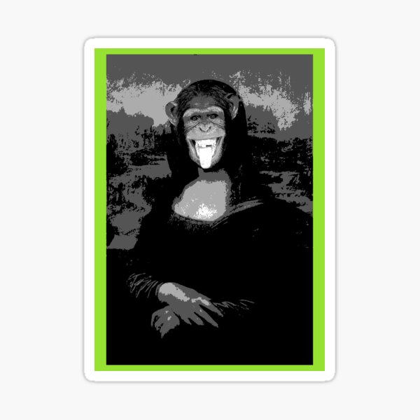 MONA LISA DA RISA LUTXANA ART Pegatina