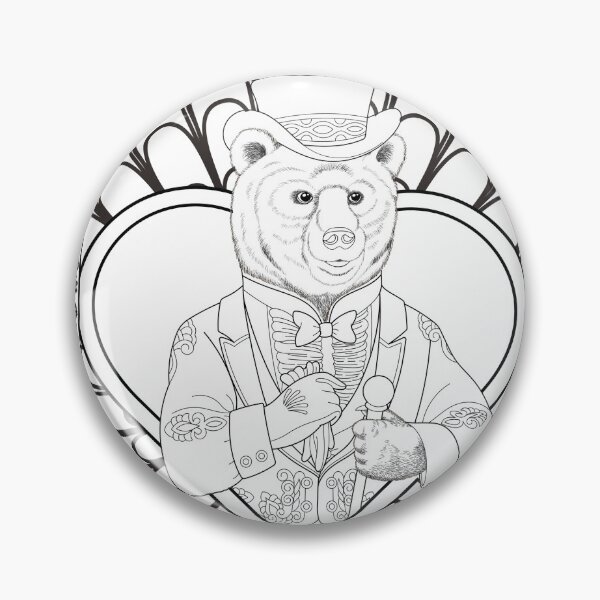 Item preview, Handsome Dude Vintage Fantasy Animal Bear For Husband Boyfriend designed and sold by Mrspink16.