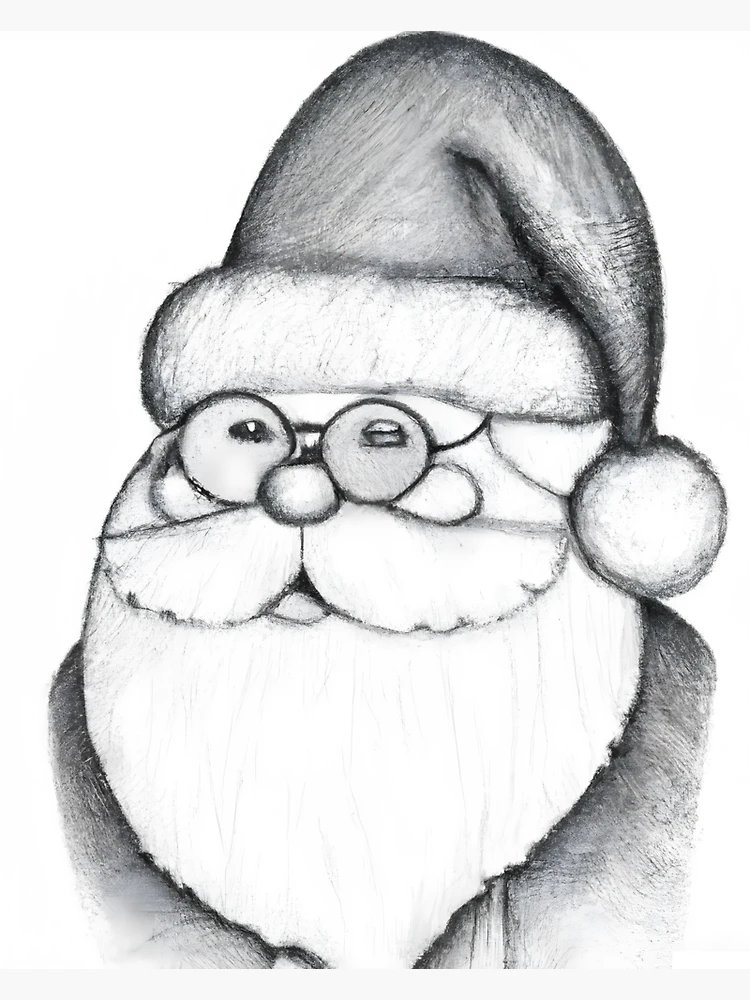 Drawing Cartoon Cute Christmas Santa Claus With Snowman PNG Images | PSD  Free Download - Pikbest