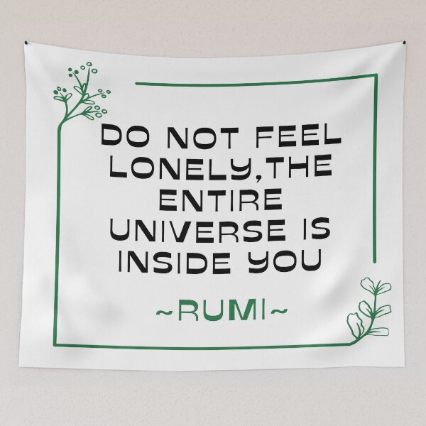 Item preview, Rumi quote: universe is inside you designed and sold by Ioana1.