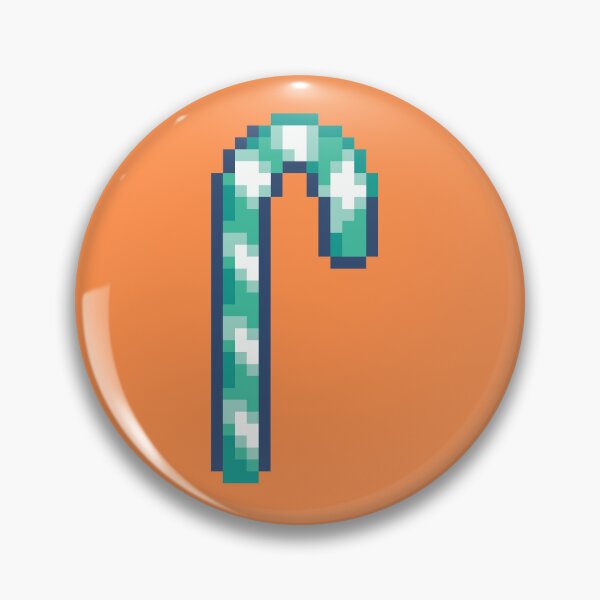 Item preview, Stardew Valley Big Green Cane/Christmas cane designed and sold by aiya-pixels.