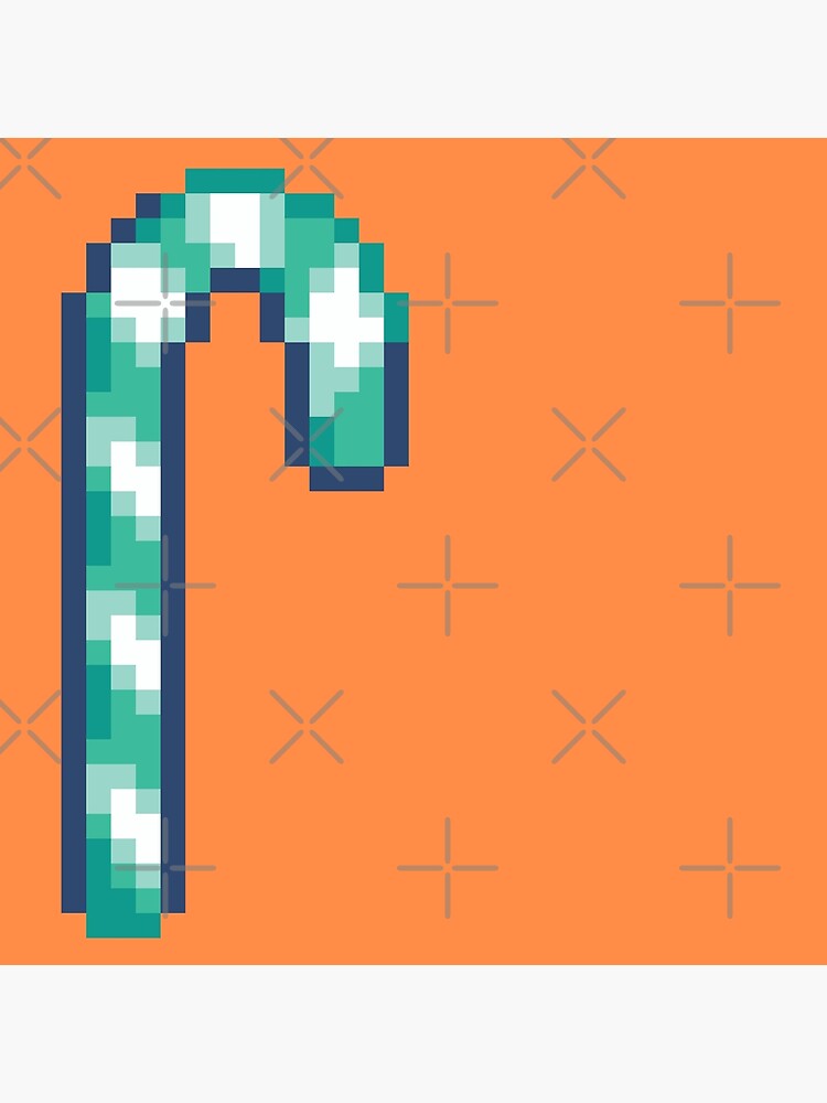 "Stardew Valley Big Green Cane/Christmas cane" Poster for Sale by aiya