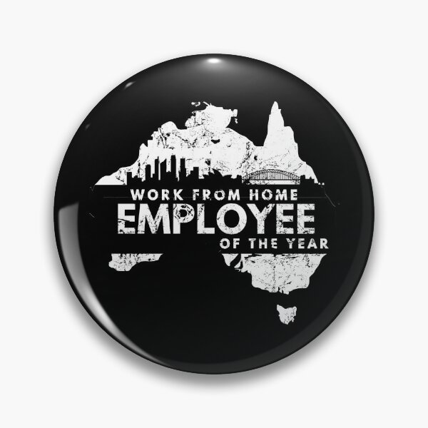 Item preview, Work from home employee of the year in Sydney, Australia in black designed and sold by Manoroma.