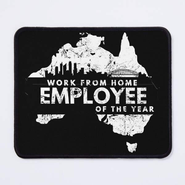 Item preview, Work from home employee of the year in Sydney, Australia in black designed and sold by Manoroma.