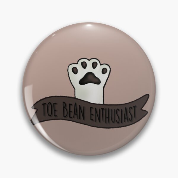 Item preview, Toe Bean Enthusiast White With Black Bean designed and sold by Zephyr-Studio.