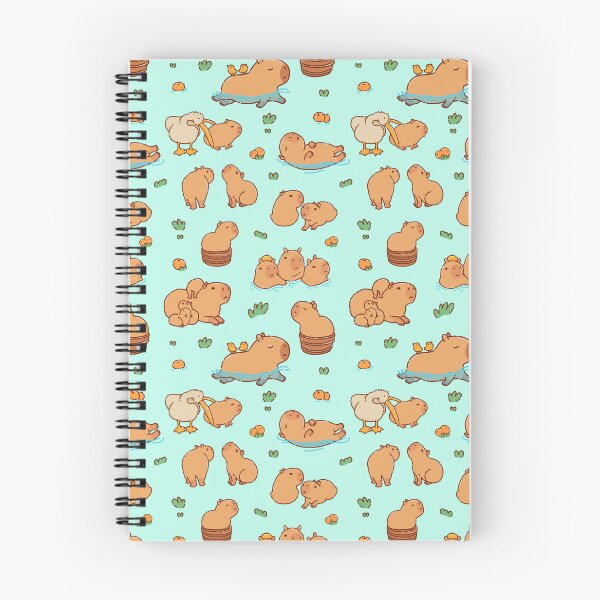 Item preview, Cute capybara art, illustration seamless pattern designed and sold by manydoodles.