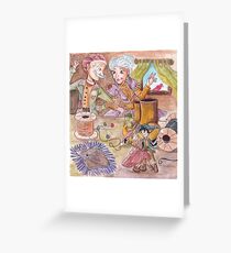 YTAC, Elves and the Shoe Maker Illustration Greeting Card