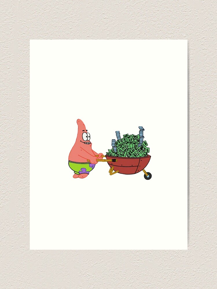 sad spongebob fish Art Print for Sale by Drayziken