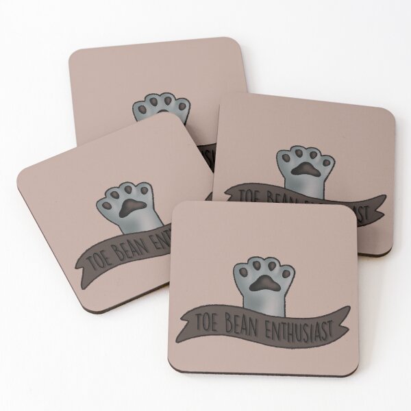 Item preview, Toe Bean Enthusiast Gray With Black Bean designed and sold by Zephyr-Studio.