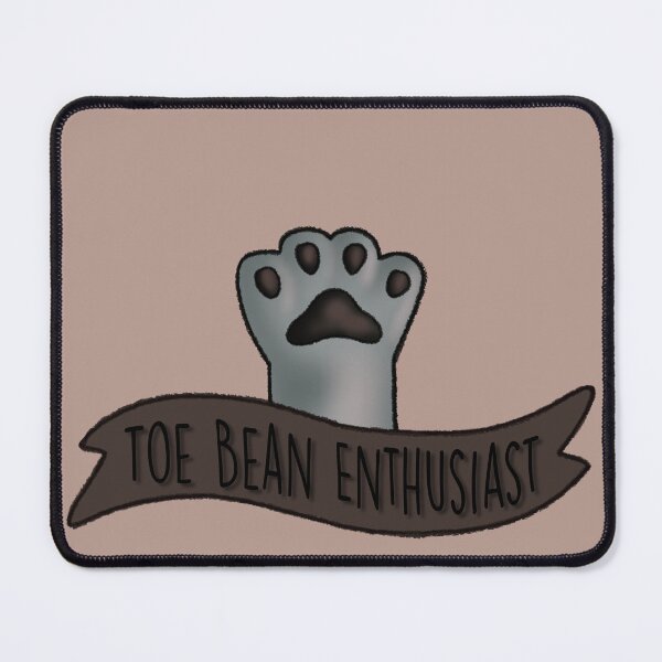 Item preview, Toe Bean Enthusiast Gray With Black Bean designed and sold by Zephyr-Studio.