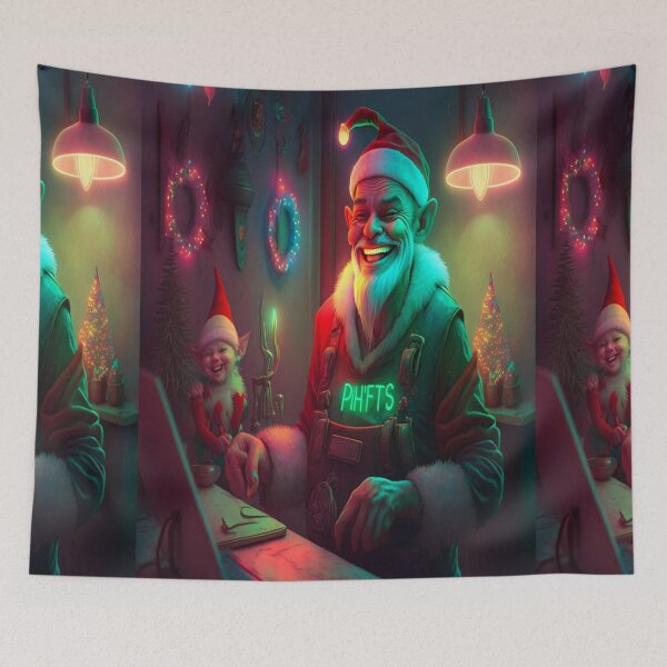 Item preview, Brazz Official - Old Santa Claus & an Elf "Warm Colors" Edition #1 (Christmas Collection) designed and sold by Brazz Official.