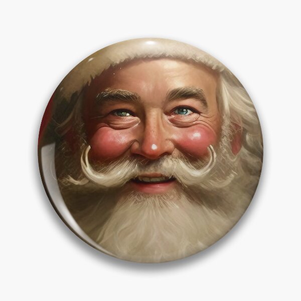 Item preview, Classic Santa Claus in Red Plush Suit, Traditional Festive Christmas Art, St. Nick AI Illustration designed and sold by AiHolidayArt.