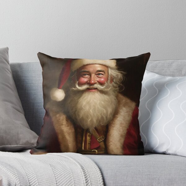 Item preview, Classic Santa Claus in Red Plush Suit, Traditional Festive Christmas Art, St. Nick AI Illustration designed and sold by AiHolidayArt.