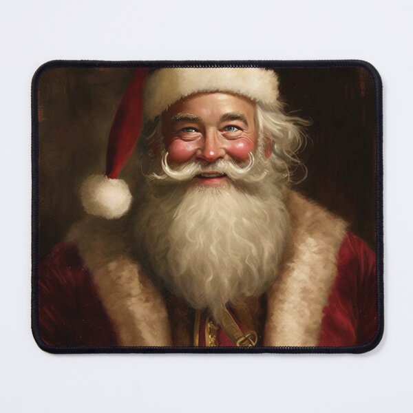Item preview, Classic Santa Claus in Red Plush Suit, Traditional Festive Christmas Art, St. Nick AI Illustration designed and sold by AiHolidayArt.