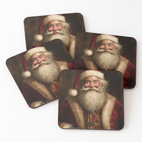 Item preview, Classic Santa Claus in Red Plush Suit, Traditional Festive Christmas Art, St. Nick AI Illustration designed and sold by AiHolidayArt.