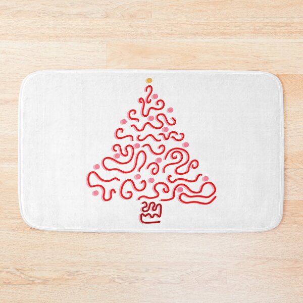 Item preview, Abstract Red Christmas Tree designed and sold by Cooper Lynn Designs.