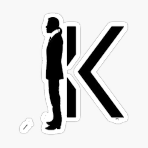 Karl Lagerfeld Schwarz Sticker
