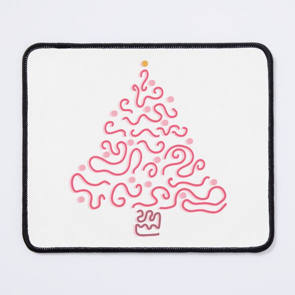 Item preview, Abstract Pink Christmas Tree designed and sold by Cooper Lynn Designs.