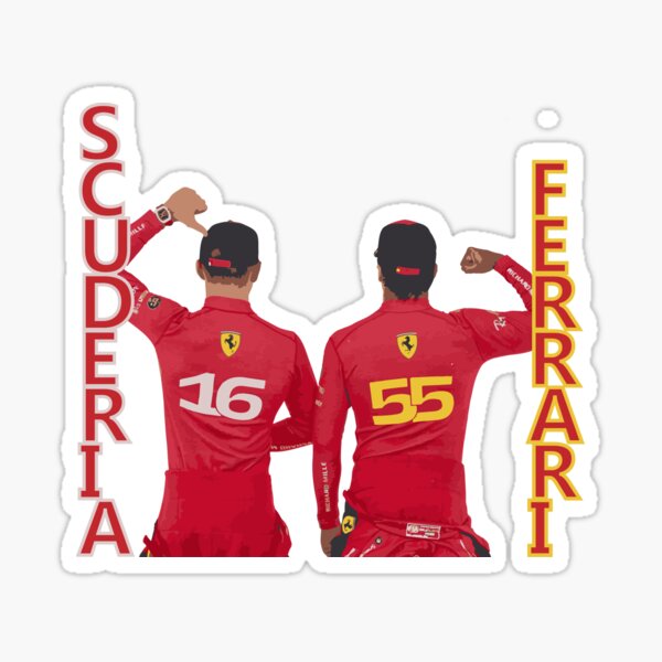 Carlos Sainz And Charles Leclerc Scuderia Ferrari Formula One