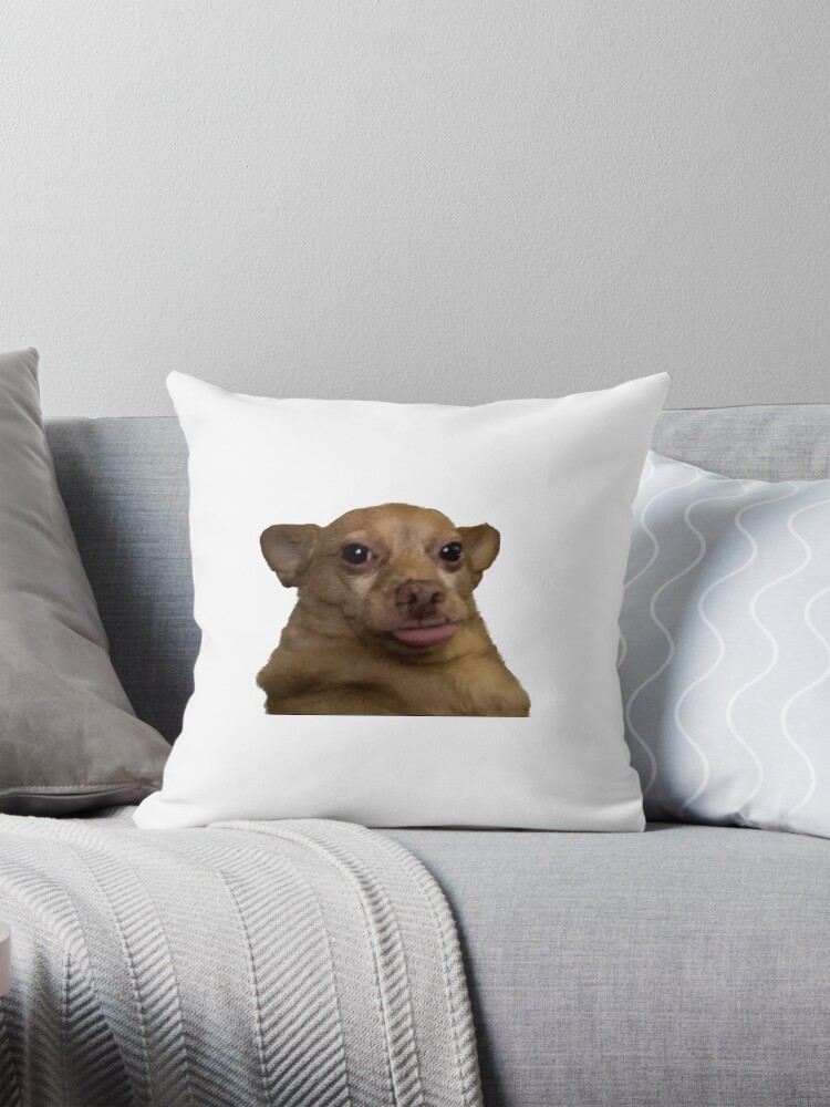Thumbnail 1 of 4, Pillow, Blep Dog designed and sold by Cheddariniii.