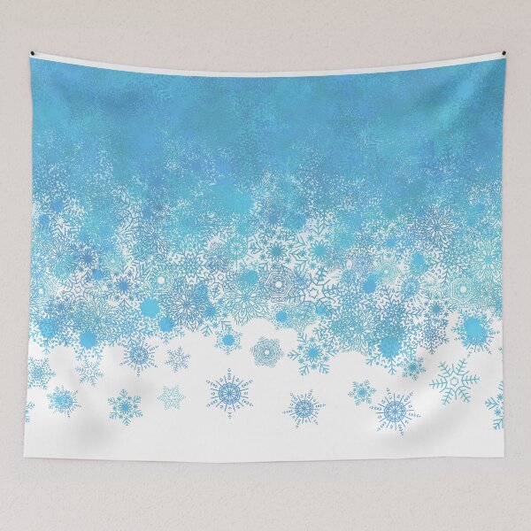 Item preview, Blizzard - icy blue designed and sold by WietskeWelten.