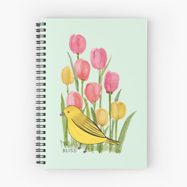 Item preview, Blissful Yellow Canary Among The Tulips  designed and sold by BohemiWANDERS.