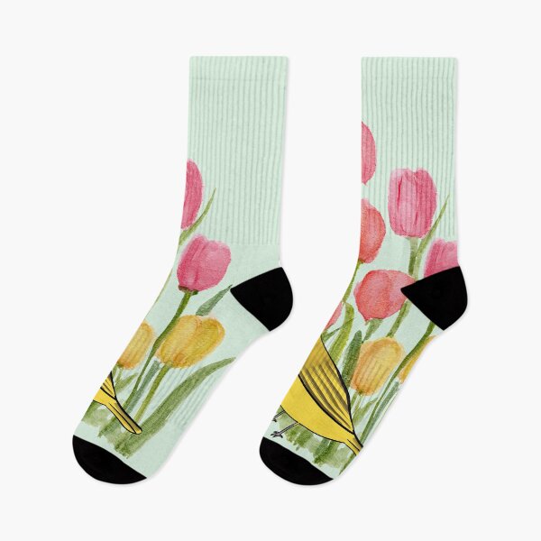Item preview, Blissful Yellow Canary Among The Tulips  designed and sold by BohemiWANDERS.