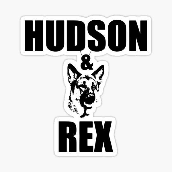 Hudson And Rex Sticker