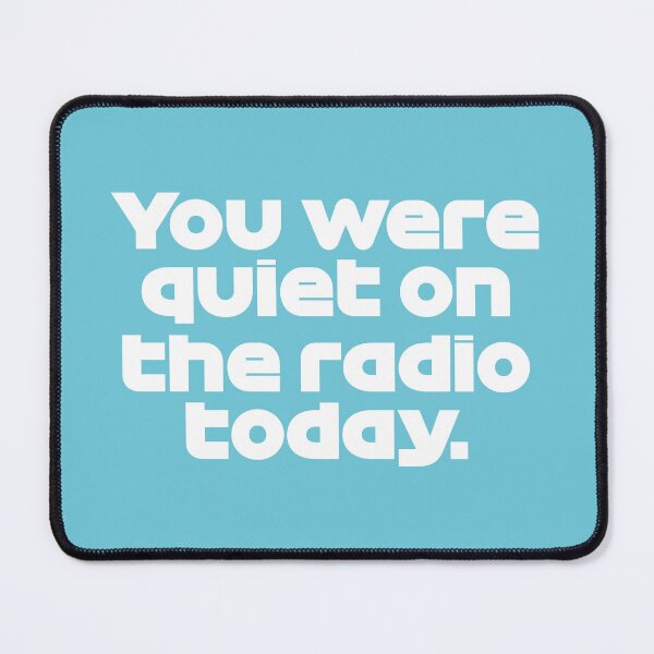 Item preview, ALO. Quiet Radio - Best Team Radio USA Austin GP 2022 (Blue BG) designed and sold by FilipeFerreira.