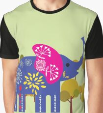 Decorated elephant Graphic T-Shirt