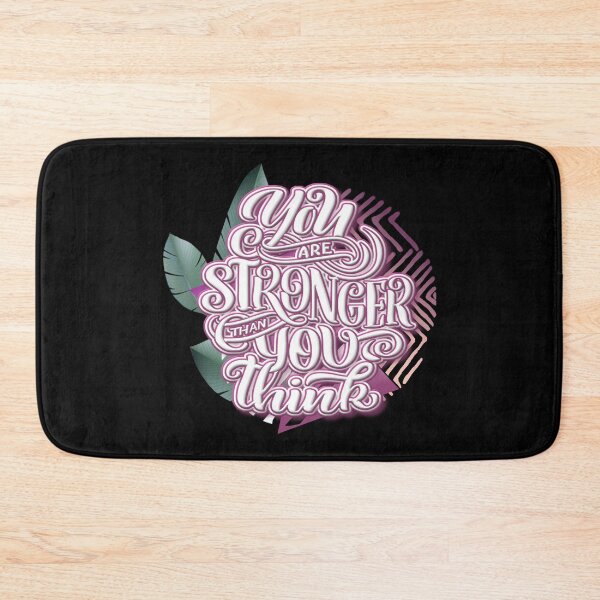 Item preview, You Are Stronger Than You Think Quote Blossom Floral Inspiration designed and sold by Paula Helit.