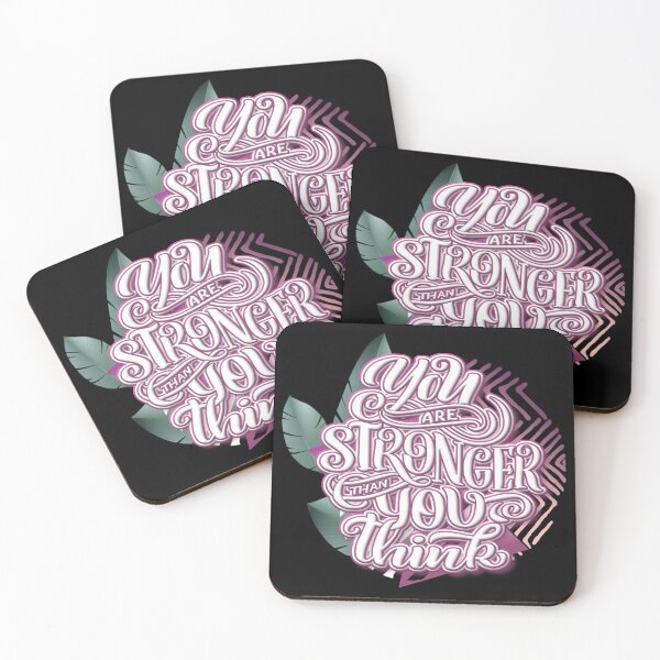 Item preview, You Are Stronger Than You Think Quote Blossom Floral Inspiration designed and sold by Paula Helit.