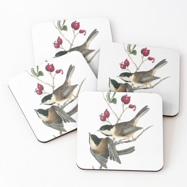 Item preview, Audubon Black Capped Chickadees designed and sold by nanengen2.