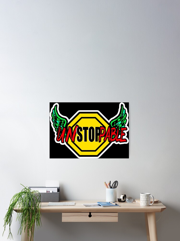 Imagen 2 de 3, Póster con la obra Imparable, diseñada y vendida por Kuffstudio.