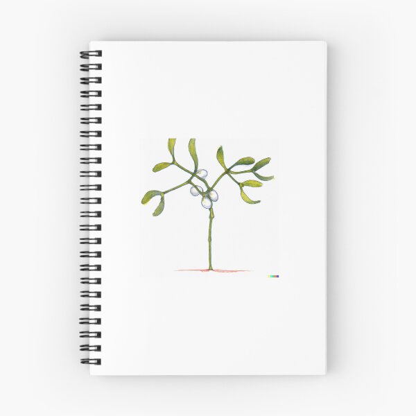 Item preview, Mistletoe watercolor  designed and sold by Yoda-Kaku.