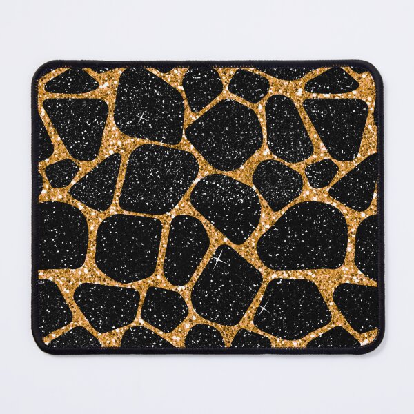 Item preview, Orange and Black Glitter Giraffe Print designed and sold by Paulele.